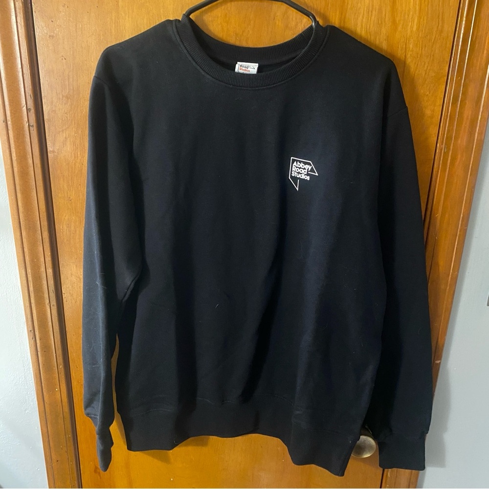 Abbey Road Studios Black Crewneck Sweater